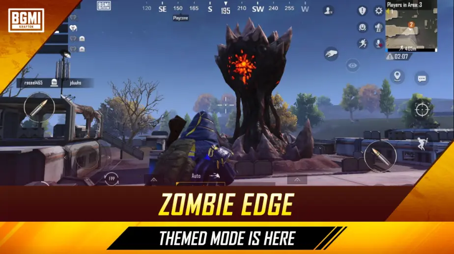 BGMI Zoombie Edge Mode
